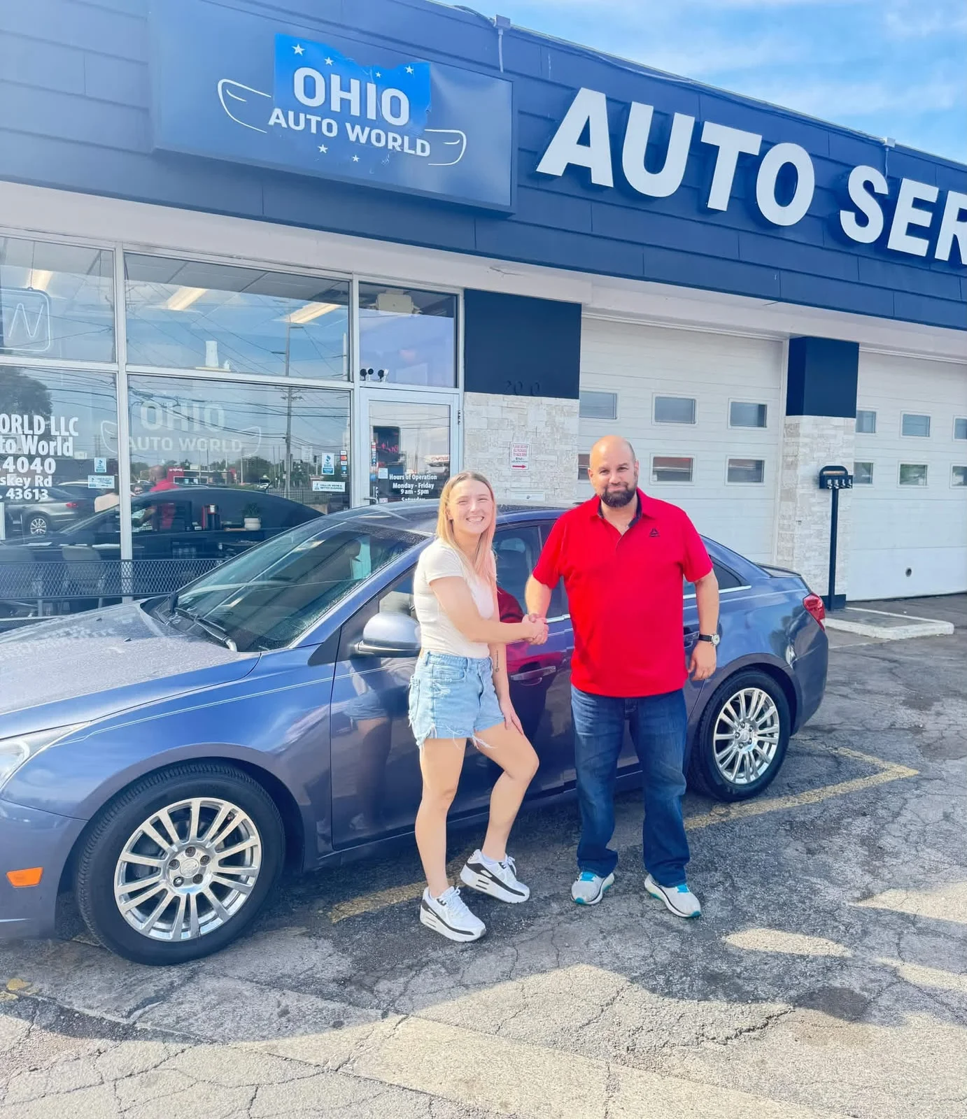 Ohio Auto World customer