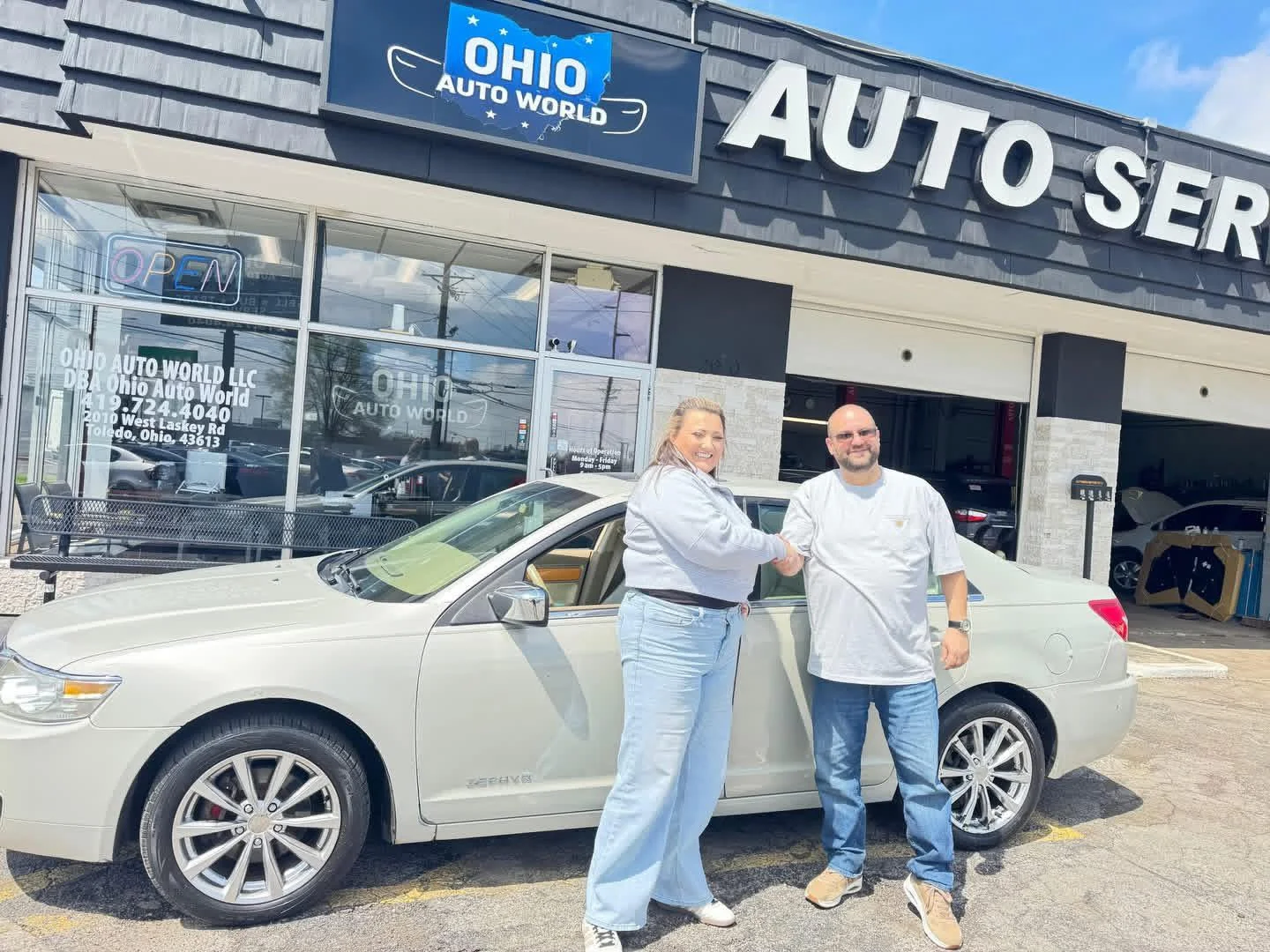 Ohio Auto World customer