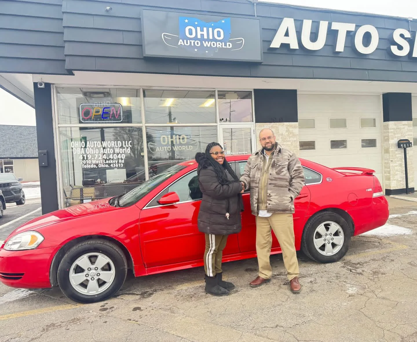 Ohio Auto World customer