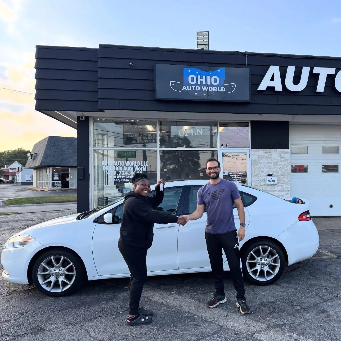 Ohio Auto World customer
