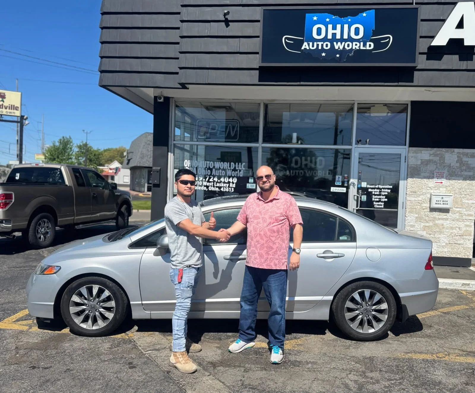 Ohio Auto World customer