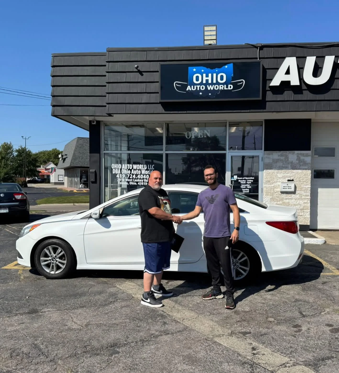 Ohio Auto World customer