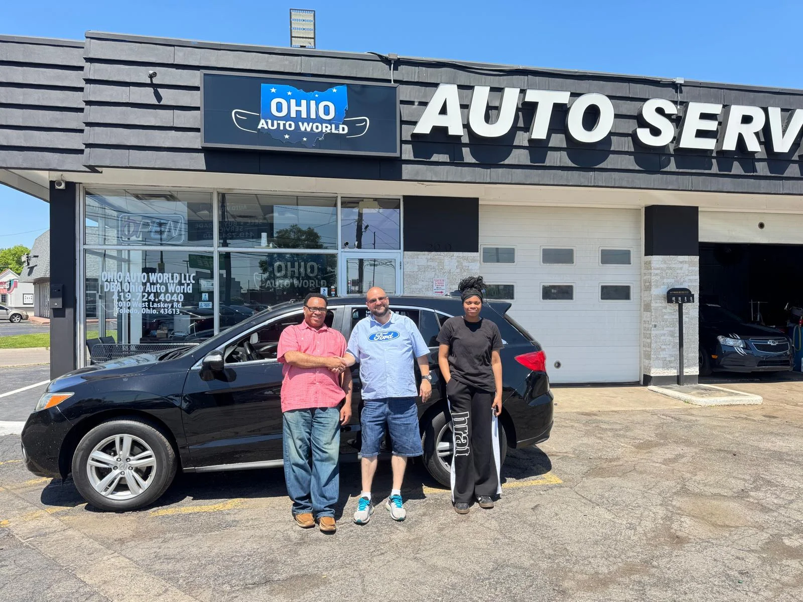 Ohio Auto World customer